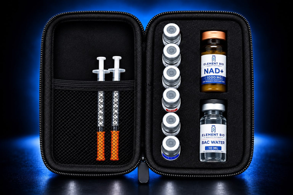 Premium Peptide Travel Case